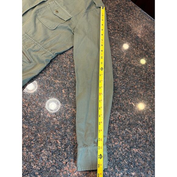 Lily Aldridge for Velvet Olive Green Jacket Cotton Size XL - Picture 10 of 12